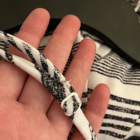 Ultra Flirt Striped Romper Size XL - Picture 5 of 7